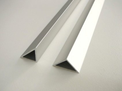 Hliníkový profil rohový trojúhelník chladící lišta pro LED pásek standartní levná s krytem difuzorem úchyty nastavitelné TopLux Osvětlení Praha skladem