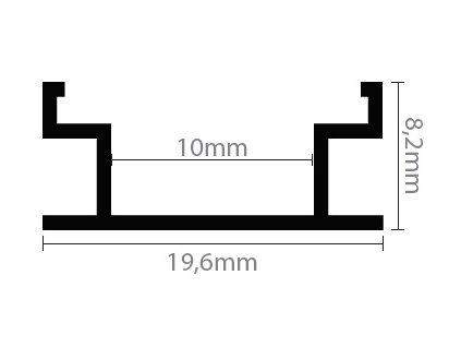 FLOOR podlahový hliníkový profil - pochozí chladící ALU vestavná lišta pro LED pásek Hliníkový profil FLOOR pochozí pro LED pásek Zátěžový podlahová lišta Rozměry pro zapuštění š/v 19,6 x 8,2 mm Vnitřní průměr 10 mm Cena za profil + difuzorLED profil (lišta) FLOOR pochozí pro LED pásky, s neeloxovanou úpravou. Tyto profily se nejvíce používají k montáži jako pochozí do dlažby, obkladů, sádrokarton a pod. Kryt profilu má klínovitý tvar, neboť je nutné ho přilepit (nejlépe akvaristickým transparentním lepidlem či kvalitním silikonem), čímž získáte i stupeň krytí až IP67 - lze použít do koupelen, obývacích pokojů, ložnic, průchozích chodeb a pod. Profil se prodává v délkách 1 metr a 2 metry. Tolerance délky profilu ±1%. Uvedená cena za hliníkový profil a kryt dle varianty. TopLux Osvětlení Praha, Sokolovská, Libeň - skladem na prodejně za nízké ceny, akce, slevy a nejlevnější zboží