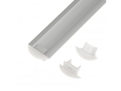 Koncovka hliníkového profilu vestavného pro LED pásek