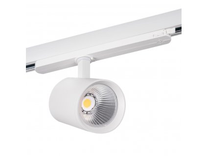 Bílý LED lištový reflektor Kanlux ATL1 30W 3000K telá barva světla f kolejnice Global Track