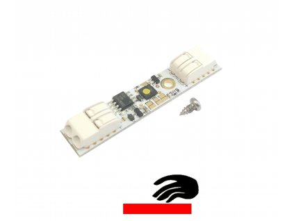 Dotykový stmívač do profilu se svorkami pro LED pásky. Osvětlení Praha TopLux skladem na prodejně
