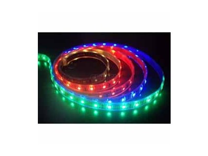 RGB LED pásek 12V 14,4W/m, vysoká svítivost, IP20 vnitřní