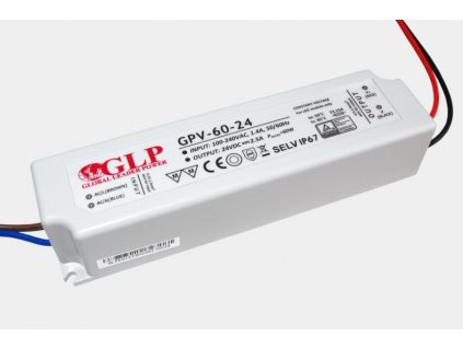 LED trafo pro pásky GPV 60W 24V