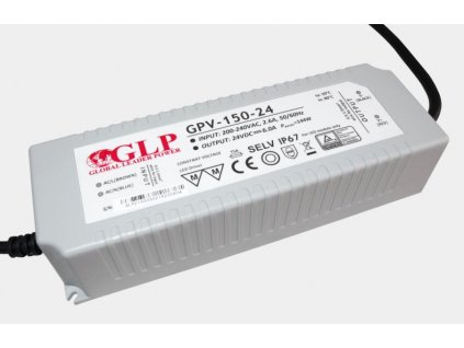 LED zdroj 24V 6,25A 150W IP67 záruka 5let GPV 150 24