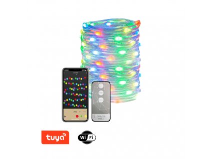 Immax NEO LITE Smart vánoční LED osvětlení - řetěz 16m, RGB, WiFi, TUYA