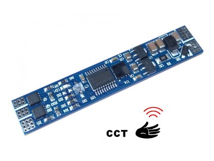 Proximity senzor do profilu na mávnutí pro CCT dvoubarevné LED pásky se změnou teploty na 12V/24V Detekce pohybu ruky vhodné pod kuchyňskou linku a stůl