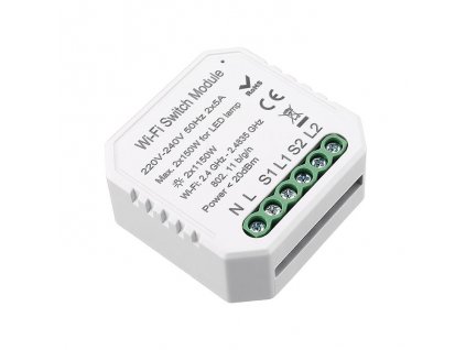 Immax NEO LITE Smart kontroler V3 2-tlačítkový TRIAK WiFi switch