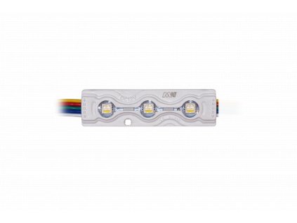 Samolepící LED modul RGBW 12V 0,96W pro světelné reklamy podsvícené různobarevně boxy skříně barevně nastavitelné IP65 venkovní malé bodovky vytríny poličky