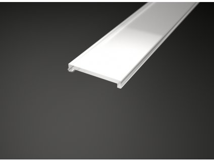 Difuzor ALU profilu Surface-7 cena 149 Kč/2metry, kryt hliníkové lišty pro LED pásky, mléčná opál, čirý průhledný.