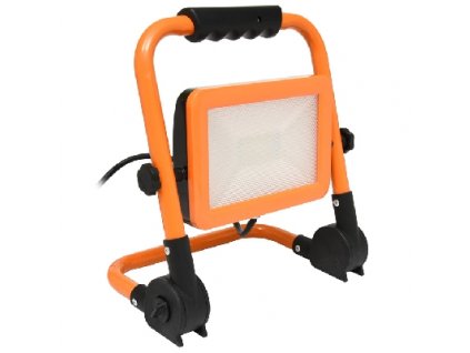 LED reflektor WORK RMLED 30W oranžový, LED halogen se stojanem a zástrčkou do zásuvky.