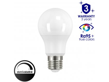 Stmívatelná LED žárovka Kanlux IQ-LEDDIM 7,3W NW E27 A60 4000K neutrální bílá, plynulá regulace jasu, nastavení intenzity, skladem za akční ceny ihned 33723