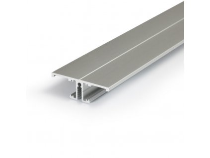 BACK10 A/UX stříbrný - nástěnný hliníkový profil oboustranný, obvodová lišta (metráž)