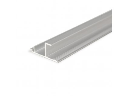 Hliníkový nástěnný profil WAY10 základna stříbrná lišta pro LED diodový pásek. Designová lišta na zeď, nasvícení linky linie stropu podlady, svítící žlab