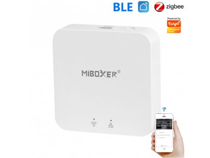 Smart MiBOXER chytrá domácnost BRÁNA připojení WiFi a ZigBee, Bluetooth + MESH aplikace  zdarma v češtině iOS Android a systém TUYA, LIDL, IKEA, Philips HUE