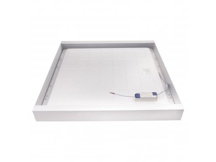 Přisazený bílý rám 60x60-H pro LED panely, hloubka 6,5cm
