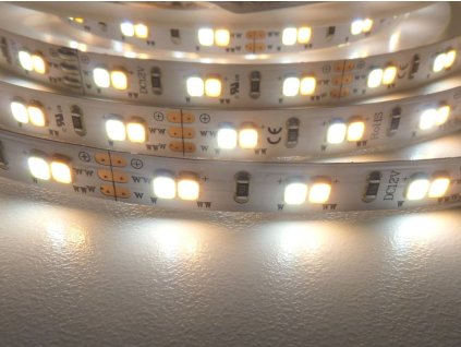 LED pásek CCT se změnou teploty barvy světla 18W 12V ovladatelný