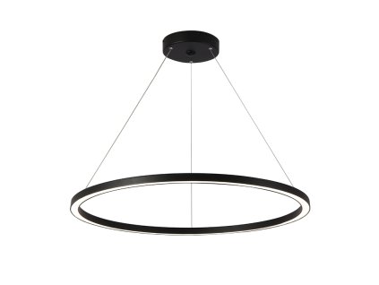 Immax NEO FINO Smart závěsné svítidlo 1 kruh, 80cm, 60W, černé, Zigbee 3.0 07158-B80
