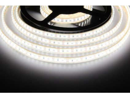 LED diodový pásek 24V 9,6W/metr se svítivostí 1050 Lm/m. 4500K denní bílá. Odolnost proti vodě s krytím IP68, vhodný na přímý déšť nebo do akvárií. skladem.
