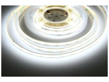 LED pásek COB plynulé světelné línie bez přerušení 12V 15W barva světla CW studenná bílá 6500K rozptyl světla po celé délce neoslňuje příjemný na oči