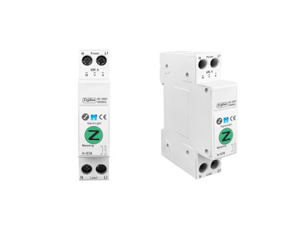 Immax NEO Smart elektronický jistič jednofázový 1-63A, měření spotřeby, Zigbee 3.0