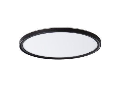 AZPO 22W černé kulaté 42cm LED Přisazené stropní svítidlo 22W-NW-O-B