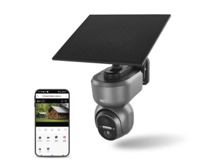 GoSmart venkovní otočná SOLÁRNÍ kamera IP-6000 OWL s 4G/LTE, šedá