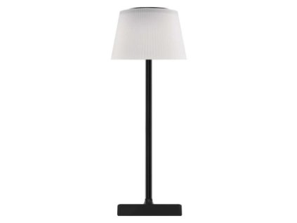 LED stolní lampa KATIE, nabíjecí, černá