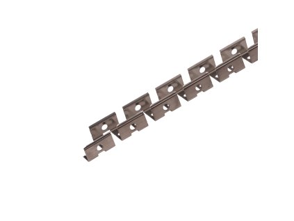 Kovový držák pro silikonový profil NEON 6x12mm tvarovatelný (metráž)