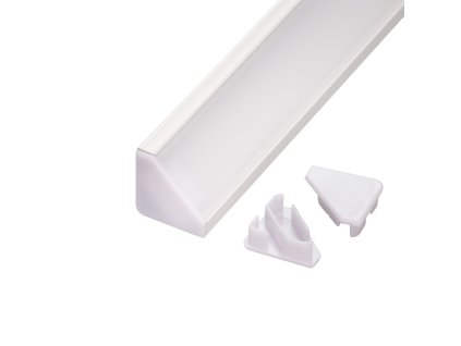 Koncovka profilu R6W bílá