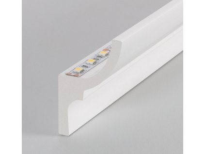 Dekorativní lišta CLASSIC pro LED pásek, stropní osvětlení, délka 2 metry