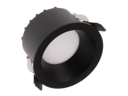 led vestavné svítidlo černé 9w kulaté do podhledu koupelna ip54