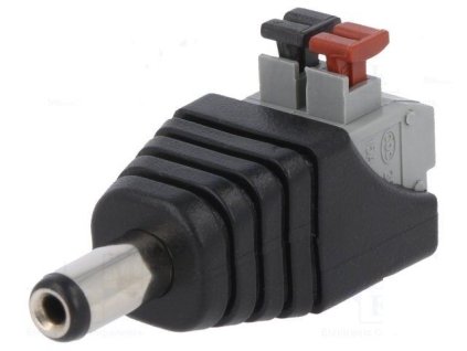 d837 DC konektor samec JACK 2,1 x 5,5 mm