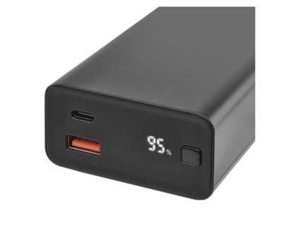 Powerbanka EMOS NTBF20 – 20 000 mAh, superrychlé nabíjení 65 W, Power Delivery, USB-C a USB-A, černá