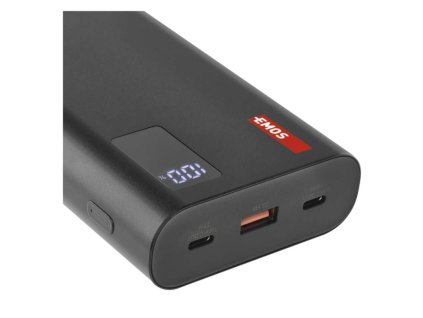 Powerbanka EMOS NTBF30 – 27 000 mAh, 100 W Power Delivery, rychlé nabíjení, USB-C/USB-A, černá
