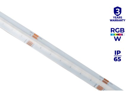 COB LED technologie – rovnoměrné světlo bez bodů, vysoký světelný výkon i v exteriéru Instalace voděodolného RGBW LED pásku Kanlux LCOB do venkovního profilu nebo lišty 5metrová role LED pásku Kanlux s 3M páskou – IP65 verze pro dlouhodobé použití venku Odolné silikonové pouzdro LED pásku – chrání proti prachu a dešti, IP65 certifikace Osvětlení terasy a zahradního nábytku RGBW LED páskem s vysokým CRI a nízkým napětím 24 V