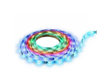 Chytrý LED pásek Immax NEO RGBIC+CCTIC 5 m – kompletní sada s kontrolerem, napájecím zdrojem a dálkovým ovladačem, ovládání přes Wi-Fi a Bluetooth
