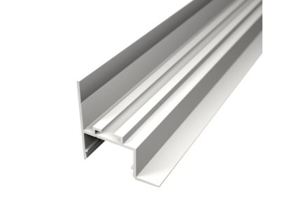 Nosný obvodový hliníkový profil RECESSED 7 NEW v bílém laku pro zapuštěnou montáž do sádrokartonového stropu