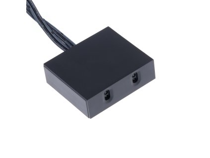 Skříňový IR spínač DUAL IRD2 12–24 V černý pro dvoukřídlé dveře, bezdotykové ovládání LED osvětlení