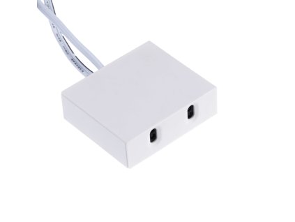 Skříňový IR spínač DUAL IRD2 12–24 V bílý pro dvoukřídlé dveře, bezdotykové ovládání LED osvětlení