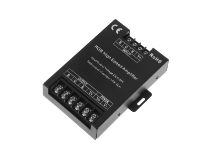 RGB zesilovač signálu AMP BV3 pro RGB LED pásky 12 V a 24 V, 3kanálový, výkon až 720 W, IP20