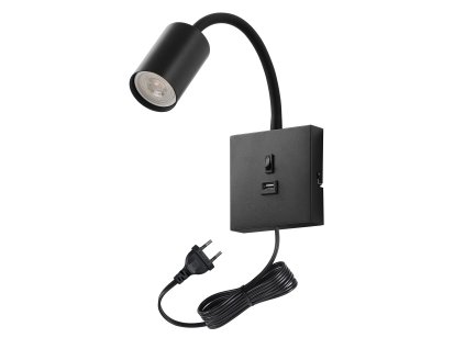 immax punto 1 flexibilni nastenne bodove svitidlo pro zdroj typu gu10 9w 240v cerne