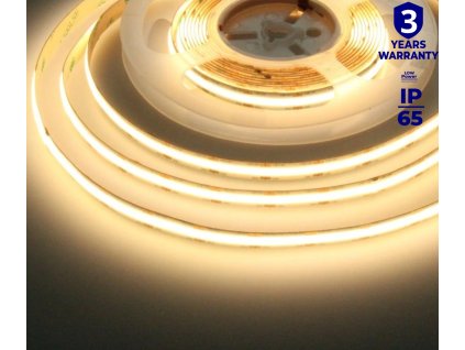 LCOB LED pásek 3000K teplá barva světlaIP65 venkovní