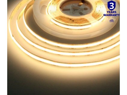 LCOB LED pásek 3000K teplá barva světla