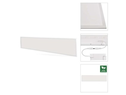 LED panel LUXXO 30×120, obdélníkový vestavný bílý, 22W, neutrální bílá