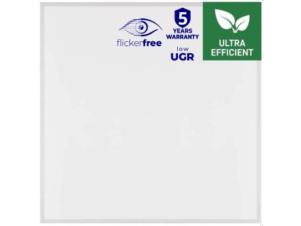 UGR PROFI LED panel 60x60cm do rastrového stropního podhledu do kanceláže nebo učebny, UGR19 nízký činitel oslnění