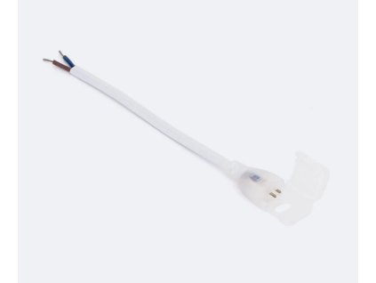 Napájecí kabel pro neon LED pásek NFLEX6, kompatibilní s pásky 6×12 mm, určený pro 24V a 48V DC systémy.