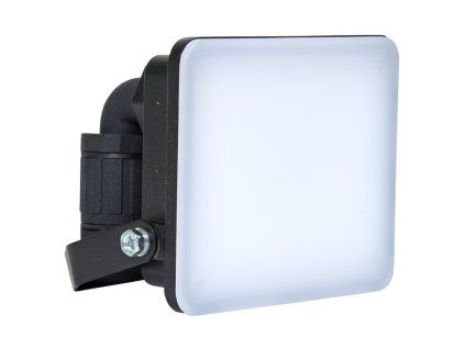 LED reflektor 10W černý IP65 – přední pohled svítidla