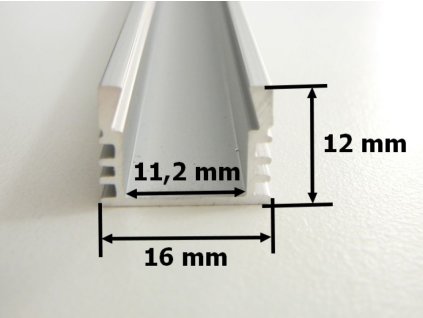LED hliníkový peofil N7 vysoký a široký ALU chladící lišta pro LED pásek