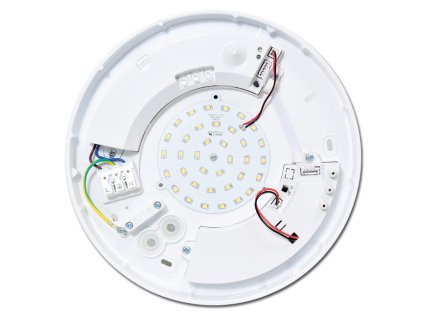 LED nástěnné a stropní svítidlo 18 W, rozměry ⌀ 29 x 10 cm, krytí IP44 - vhodné i do exteriérů, svítivost 1 480 lm, se senzorem a nouzovým modulem, vysoce úsporná LED technologie