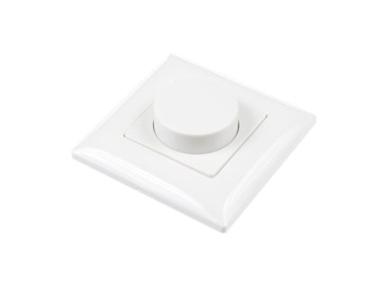 Nástěnný triakový stmívač na 230 V pro LED, RF přijímač stmívač LED 1x1 A 100-240 V AC, maximální zatížení při 240 V AC 240 W, pro dálkové ovladače dimLED, rozměry 86 x 86 x 48,5 mm